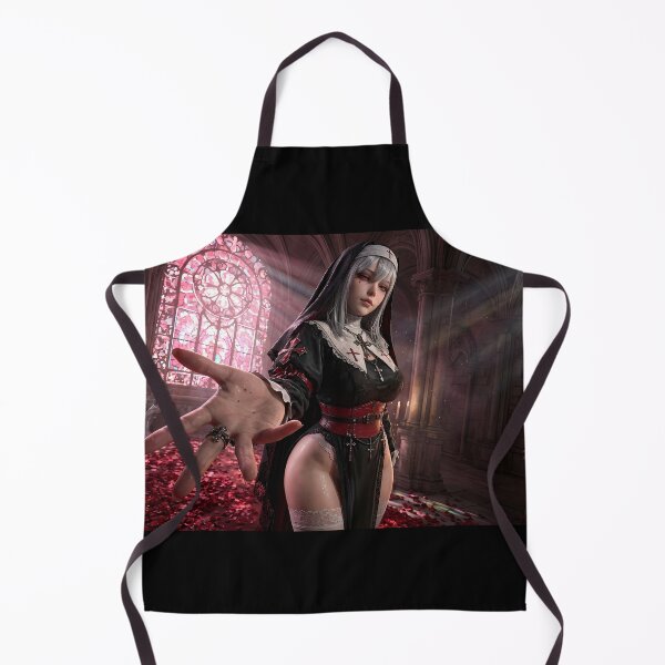 Item preview, Platinum Combat Nun Fantasy Warrior designed and sold by GalleryBrisArt.