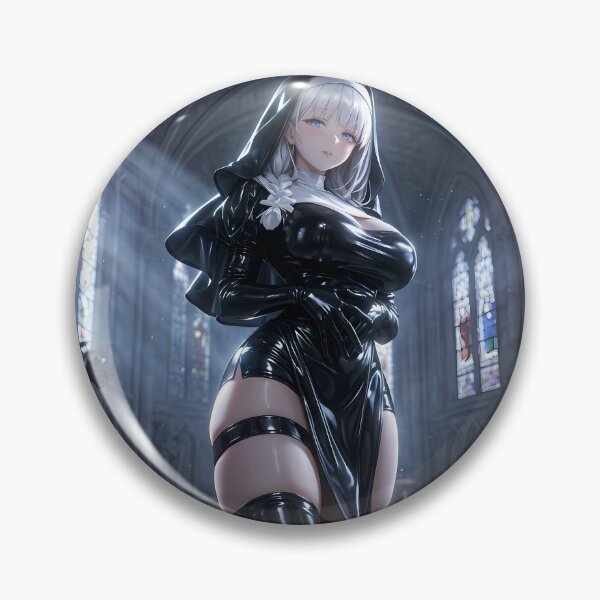 Item preview, Platinum Combat Nun Fantasy Warrior designed and sold by GalleryBrisArt.