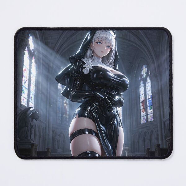 Item preview, Platinum Combat Nun Fantasy Warrior designed and sold by GalleryBrisArt.