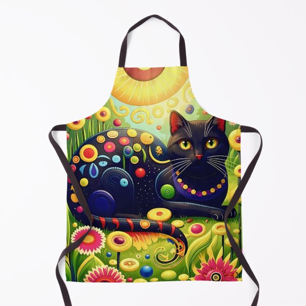 Item preview, Klimt Cat in Flower Garden designed and sold by Vicky Brago-Mitchell®.
