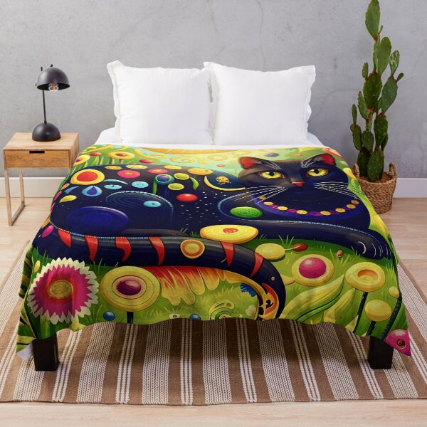 Item preview, Klimt Cat in Flower Garden designed and sold by Vicky Brago-Mitchell®.
