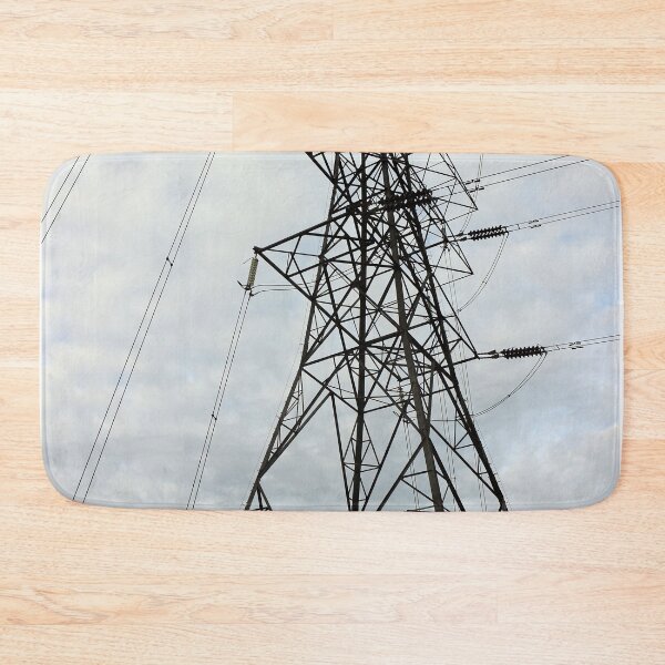Item preview, Electricity Power Pylon Low Angle Photography designed and sold by pinkal.