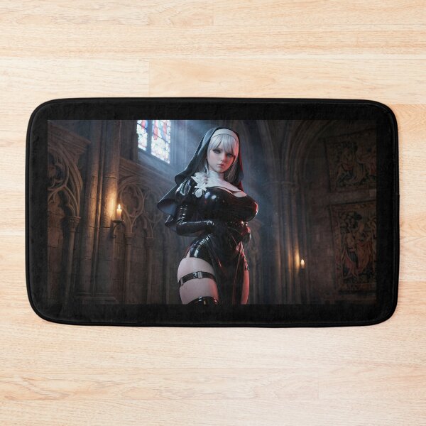 Item preview, Platinum Combat Nun Fantasy Warrior designed and sold by GalleryBrisArt.