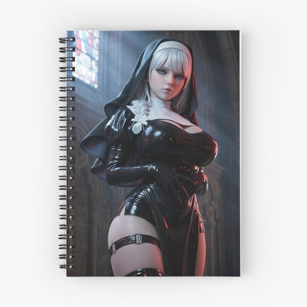 Item preview, Platinum Combat Nun Fantasy Warrior designed and sold by GalleryBrisArt.