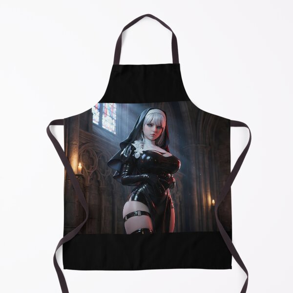 Item preview, Platinum Combat Nun Fantasy Warrior designed and sold by GalleryBrisArt.