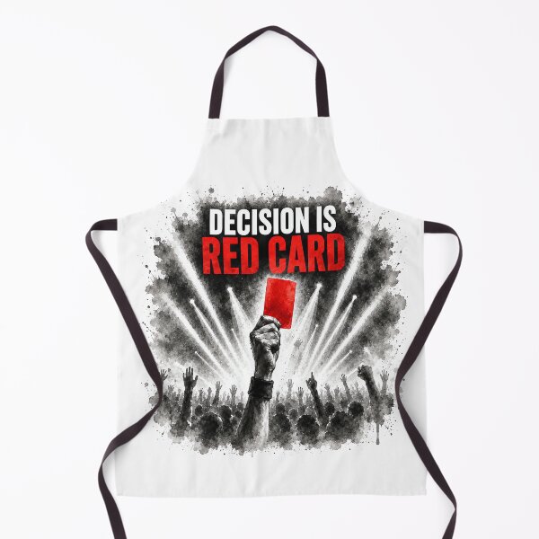 Item preview, Decision Is Red Card Football Design designed and sold by lvlupthreads.