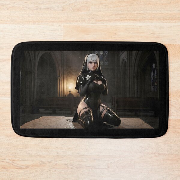 Item preview, Platinum Combat Nun Fantasy Warrior designed and sold by GalleryBrisArt.