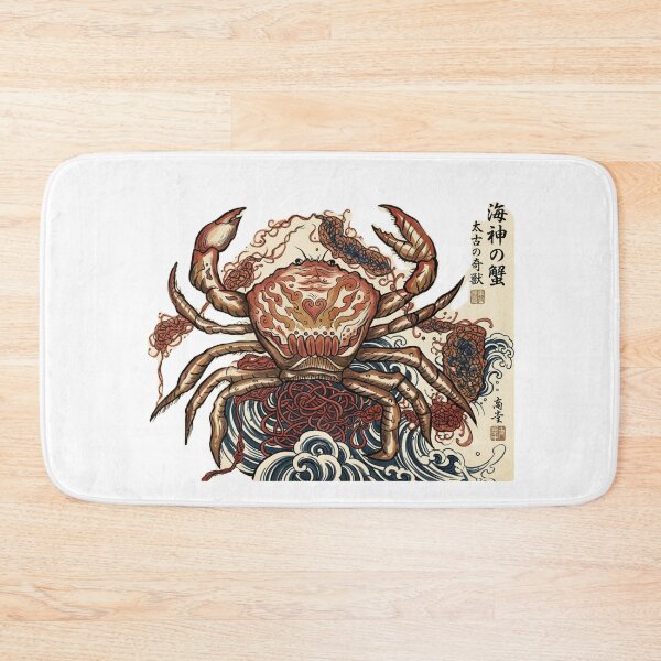 Item preview, Traditional Japanese Ukiyo-e Crab Illustration designed and sold by Ideniquo.