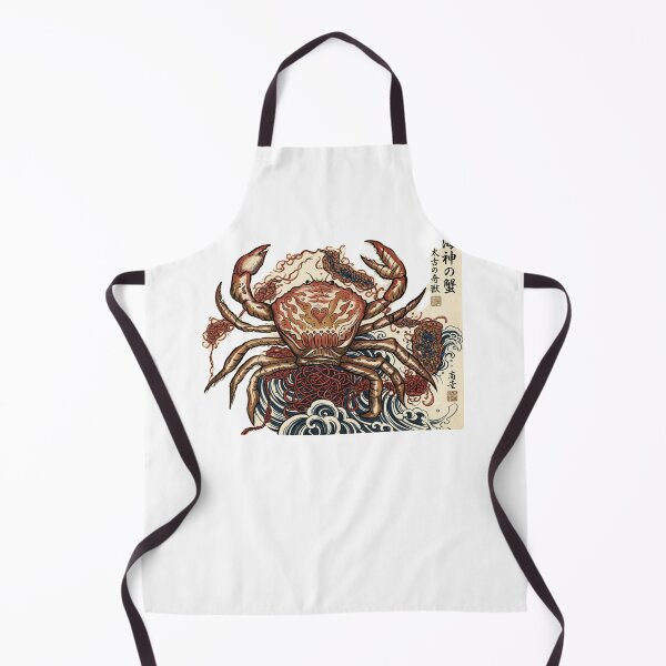Item preview, Traditional Japanese Ukiyo-e Crab Illustration designed and sold by Ideniquo.