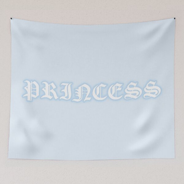 Item preview, Pastel "Princess" Gothic Old English Text | Cute Blue Y2K Gothic Typography designed and sold by KawaiiTexts.