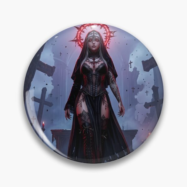 Item preview, Platinum Combat Nun Fantasy Warrior designed and sold by GalleryBrisArt.
