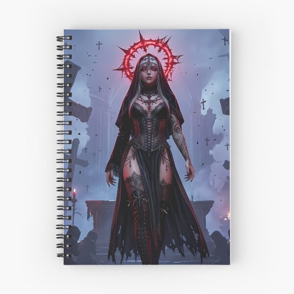 Item preview, Platinum Combat Nun Fantasy Warrior designed and sold by GalleryBrisArt.