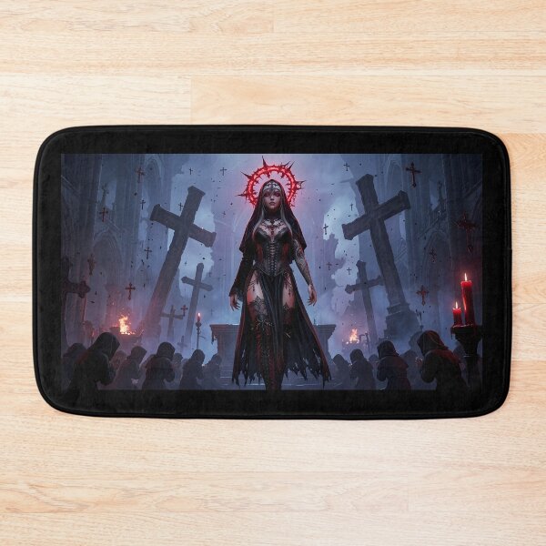 Item preview, Platinum Combat Nun Fantasy Warrior designed and sold by GalleryBrisArt.