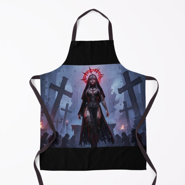 Item preview, Platinum Combat Nun Fantasy Warrior designed and sold by GalleryBrisArt.