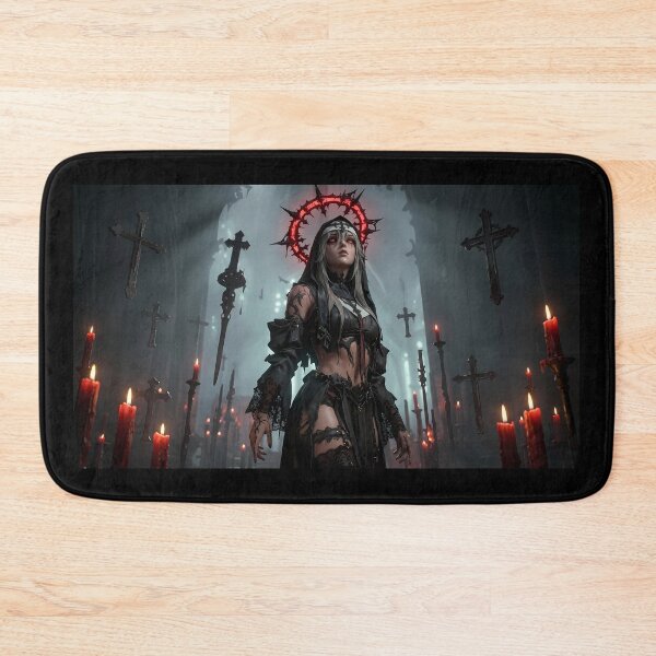 Item preview, Platinum Combat Nun Fantasy Warrior designed and sold by GalleryBrisArt.