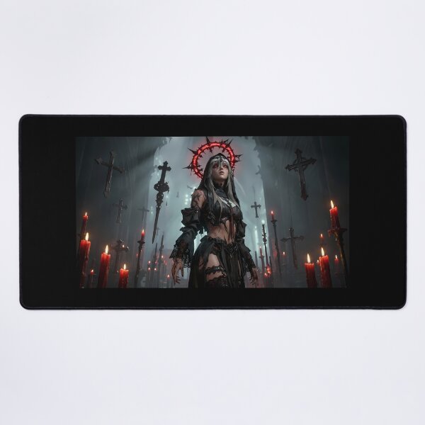 Item preview, Platinum Combat Nun Fantasy Warrior designed and sold by GalleryBrisArt.