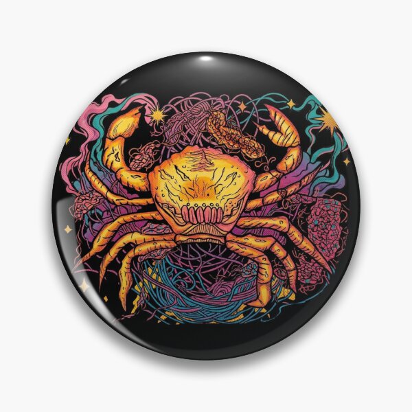 Item preview, Psychedelic Neon Cyberpunk Crab designed and sold by Ideniquo.