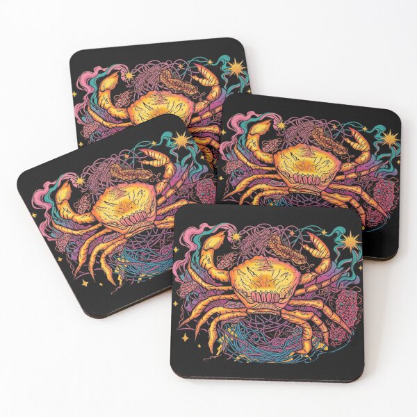 Item preview, Psychedelic Neon Cyberpunk Crab designed and sold by Ideniquo.