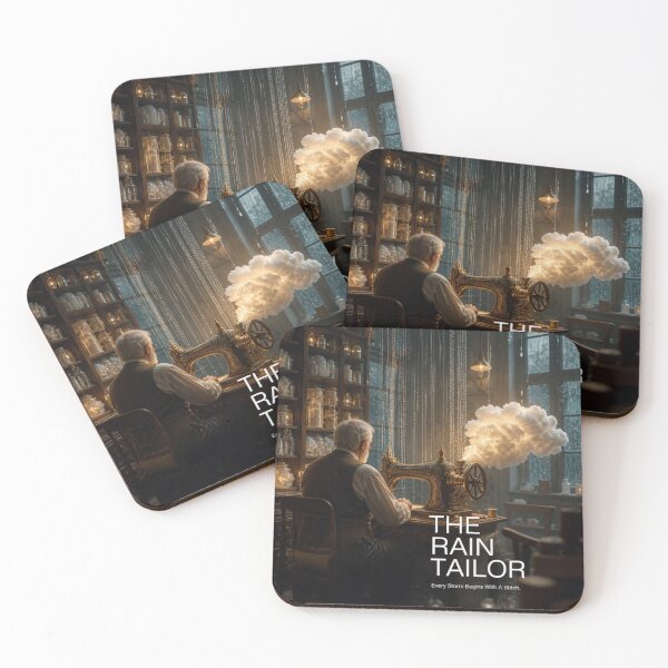 Item preview, The Rain Tailor | Cinematic Surreal Wall Art designed and sold by AtomicThreadCo.