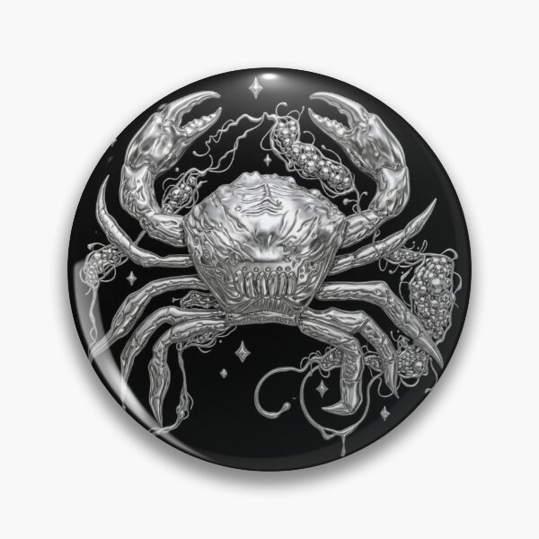 Item preview, Futuristic Liquid Chrome Crab Y2K designed and sold by Ideniquo.