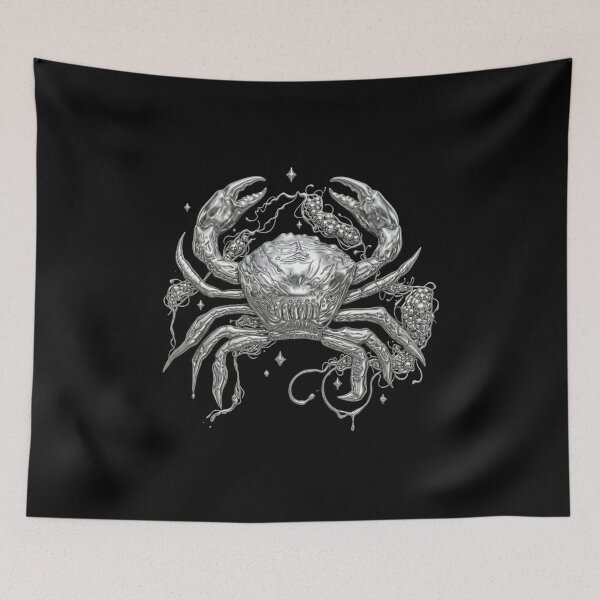 Item preview, Futuristic Liquid Chrome Crab Y2K designed and sold by Ideniquo.