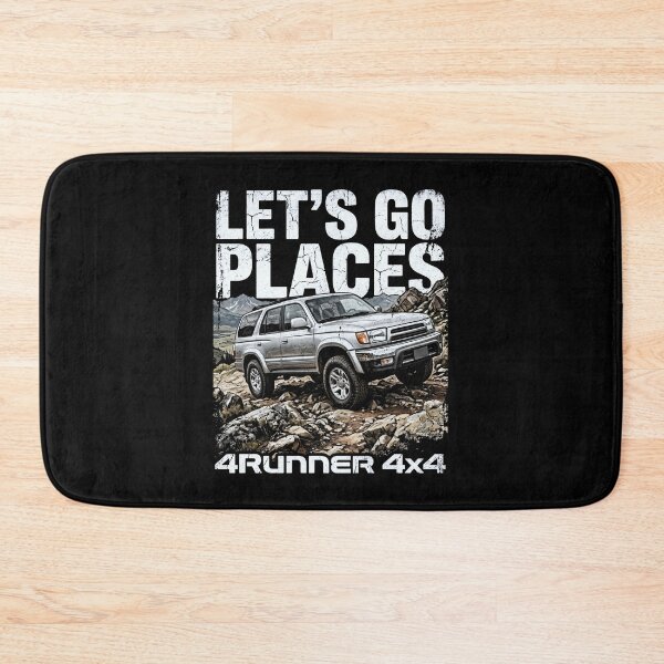 Item preview, Retro Style 3rd Gen 4Runner 4x4 Let's Go Places Off-Road Silver designed and sold by Off-Road-Zone.