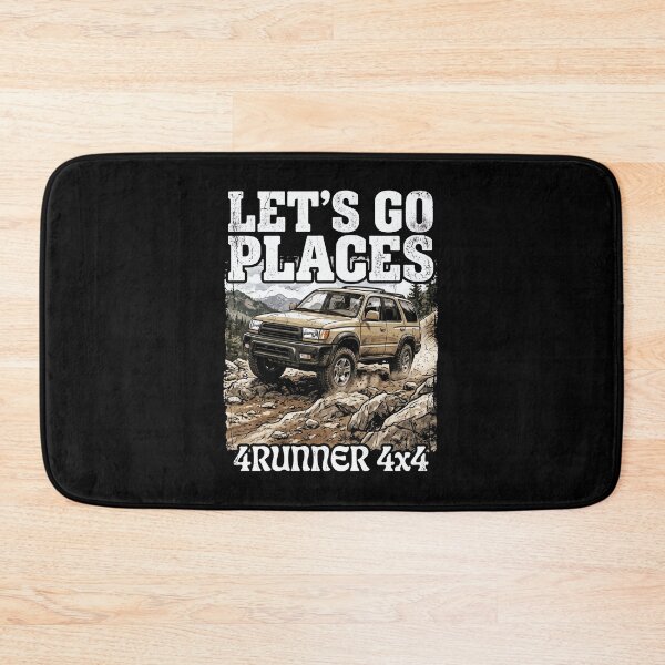 Item preview, Retro Style 3rd Gen 4Runner 4x4 Let's Go Places Off-Road Tan designed and sold by Off-Road-Zone.