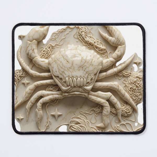 Item preview, Carved Ivory Stone Crab Sculpture designed and sold by Ideniquo.