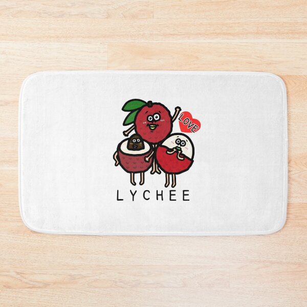 Item preview, Cute I LOVE LYCHEE designed and sold by kanaehonkawa.