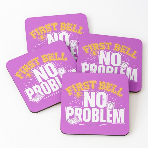 Item preview, First Bell No Problem Funny Back to School Typography Design designed and sold by arabiw.