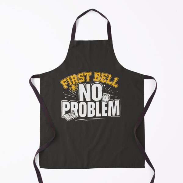 Item preview, First Bell No Problem Funny Back to School Typography Design designed and sold by arabiw.