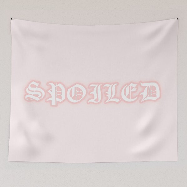 Item preview, Pastel "Spoiled" Gothic Old English Text | Cute Pink Y2K Gothic Typography designed and sold by KawaiiTexts.