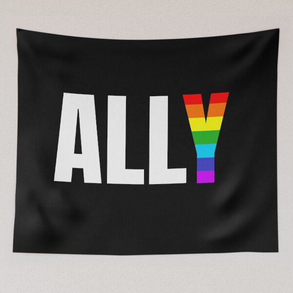 Item preview, Ally Rainbow Y LGBTQ Pride Supporter designed and sold by ICANTWithoutCOFFEE.