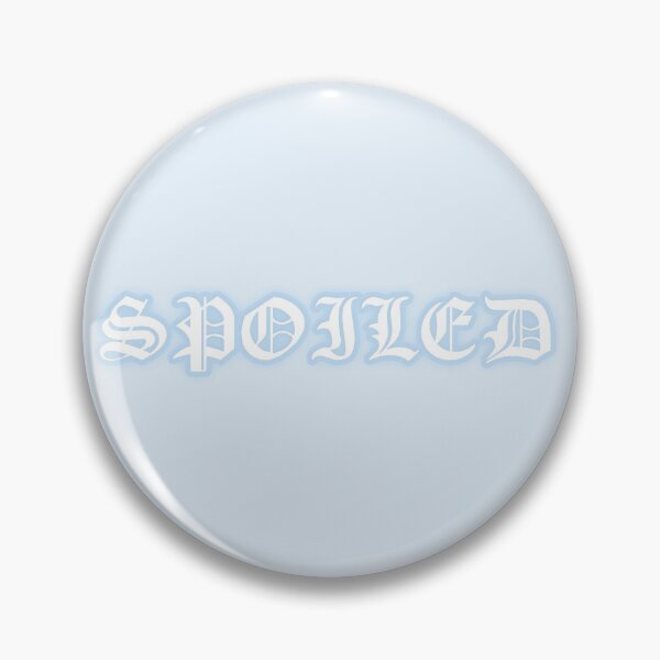 Item preview, Pastel "Spoiled" Gothic Old English Text | Cute Blue Y2K Gothic Typography designed and sold by KawaiiTexts.