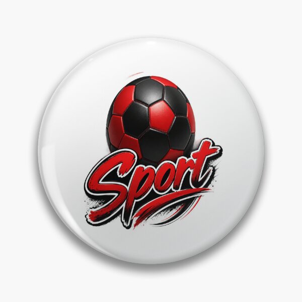 Item preview,  Sport – Red and Black Soccer Ball Graphic  designed and sold by RipantinaFantasy .