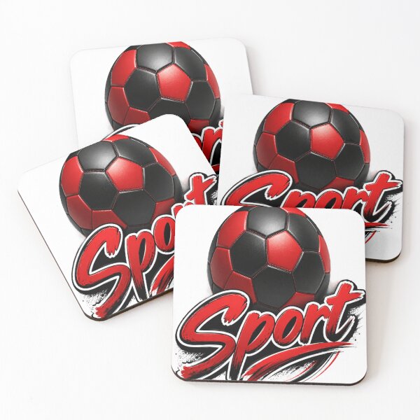 Item preview,  Sport – Red and Black Soccer Ball Graphic  designed and sold by RipantinaFantasy .