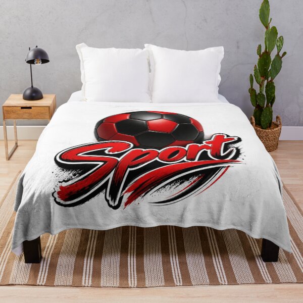 Item preview, Sport – Red and Black Soccer Ball Graphic designed and sold by RipantinaFantasy .