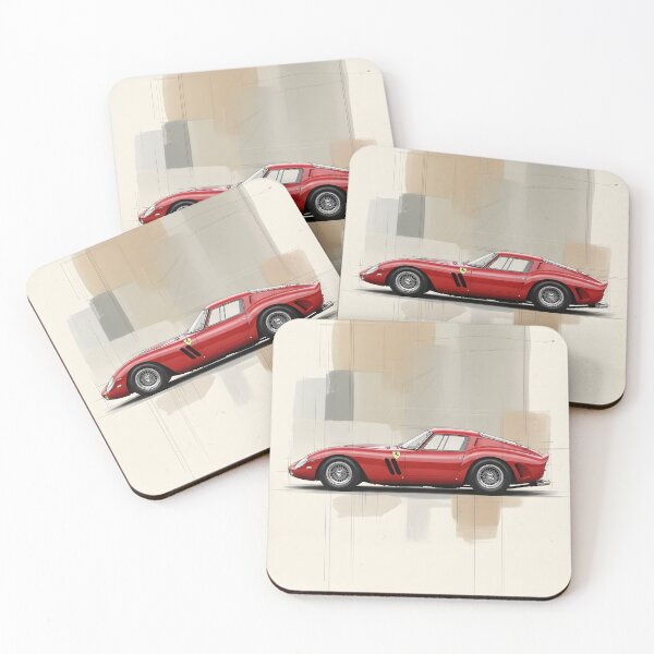 Item preview, Ferrari 250 GTO Poster Classic Italian Car Sketch designed and sold by Motorline44.