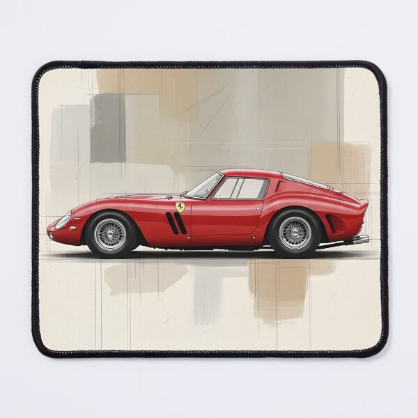 Item preview, Ferrari 250 GTO Poster Classic Italian Car Sketch designed and sold by Motorline44.