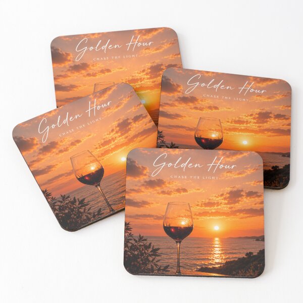 Item preview, Golden Hour Ocean Wine View designed and sold by tmoca.