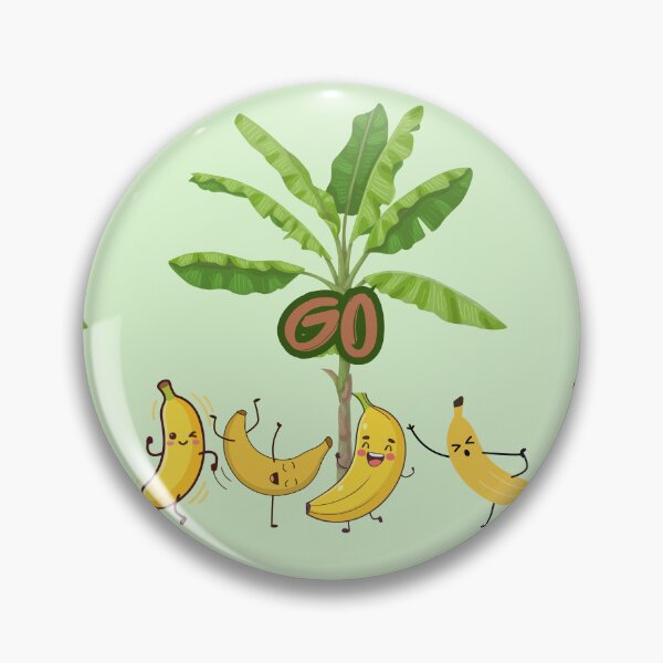 Item preview, Go Bananas Funny Banana Tree Pun | Cute Tropical Fruit Cartoon Design designed and sold by Ginastle26.