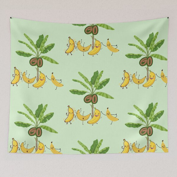 Item preview, Go Bananas Funny Banana Tree Pun | Cute Tropical Fruit Cartoon Design designed and sold by Ginastle26.