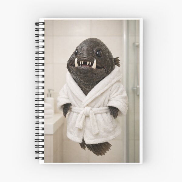 Item preview, Relaxing Bathrobe Fangtooth Fish designed and sold by Sillytoe.
