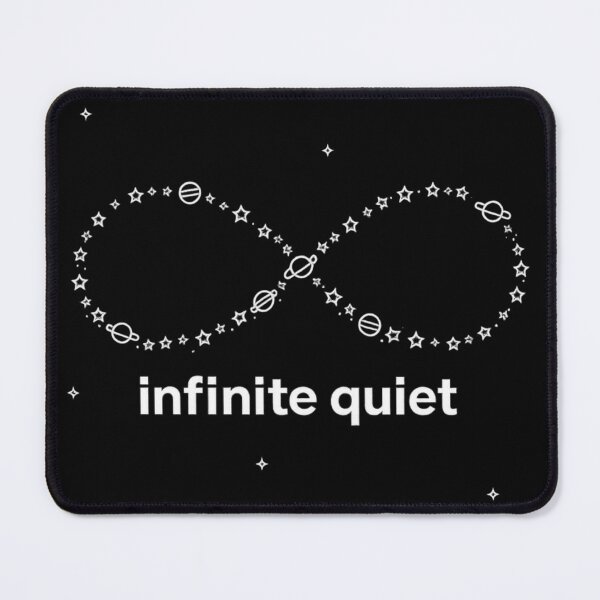 Item preview, Infinite Quiet T-Shirt | Infinity Symbol Space Mental Health Gift | Minimalist Calm Design designed and sold by K Mood Studio.