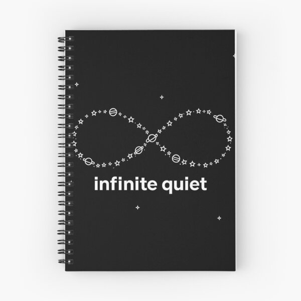 Item preview, Infinite Quiet T-Shirt | Infinity Symbol Space Mental Health Gift | Minimalist Calm Design designed and sold by K Mood Studio.