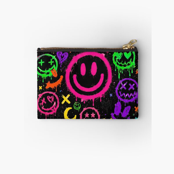 Item preview, Smile Face Emoticons Vivid Graffiti Smiley Design designed and sold by lvlupthreads.