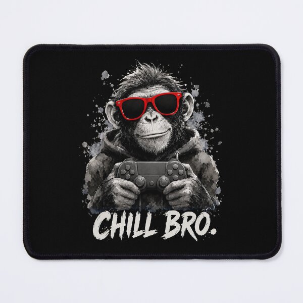 Item preview, Chill Bro Gamer Ape Sunglasses Design designed and sold by lvlupthreads.