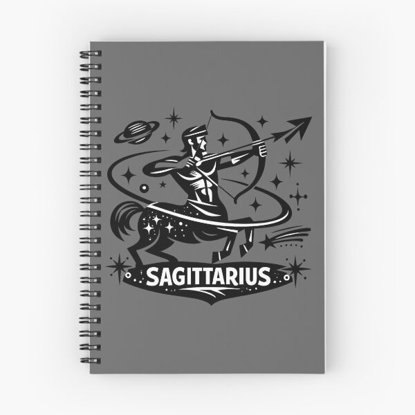 Item preview, Sagittarius Cosmic Mid‑Century Zodiac Art designed and sold by FilBlue.
