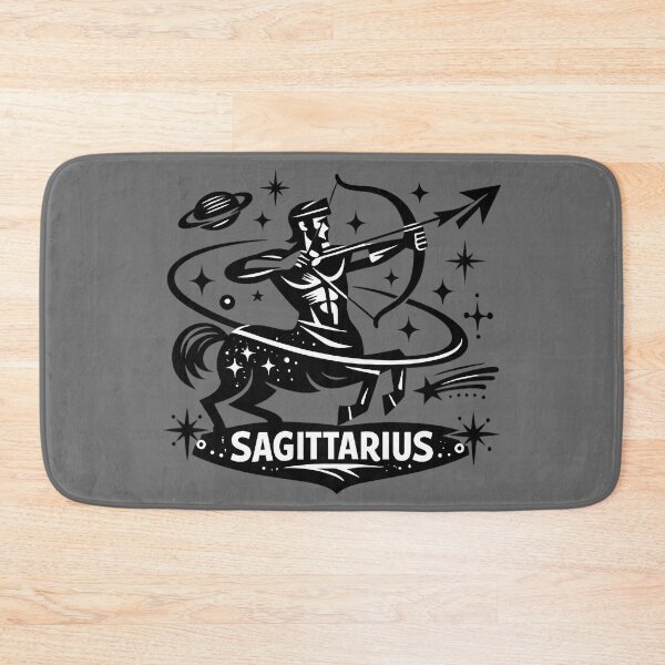 Item preview, Sagittarius Cosmic Mid‑Century Zodiac Art designed and sold by FilBlue.