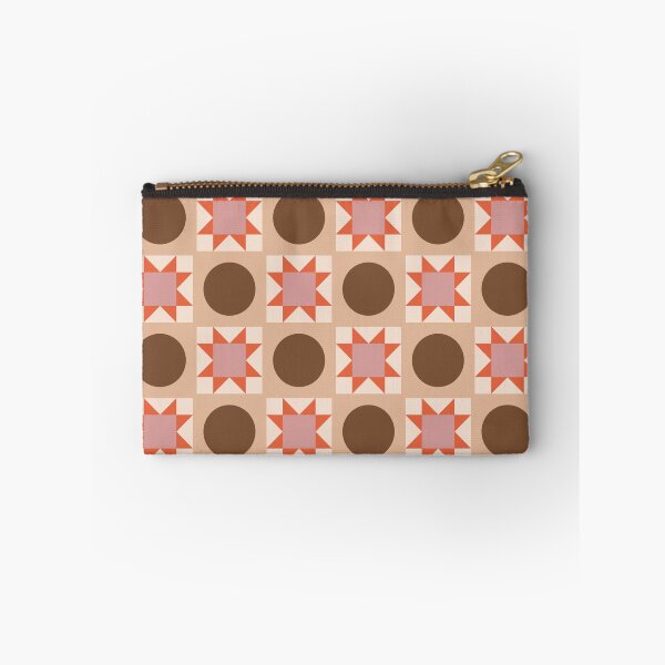 Item preview, Brown and Beige Geometric Sawtooth Star Pattern designed and sold by YesButNo Design.